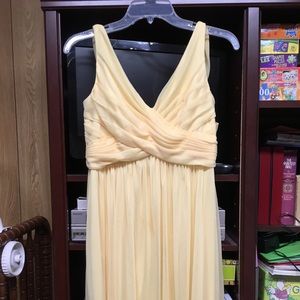 Pastel yellow dress size 10